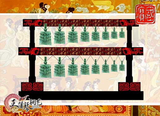16件晉侯穌青銅編鐘，西周時期編鐘編磬
