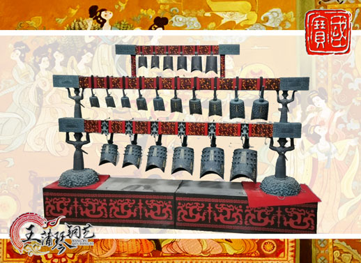 22件C型編鐘、小型演奏級、F調(diào)主旋律